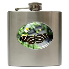 Butterfly #22 Hip Flask (6 Oz) by litimages