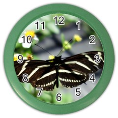 Butterfly #22 Color Wall Clocks by litimages