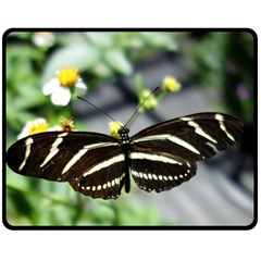 Butterfly #22 Double Sided Fleece Blanket (medium)  by litimages