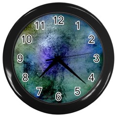 Background Texture Structure Wall Clocks (black) by Amaryn4rt