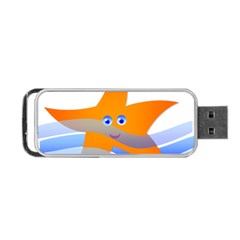 Beach Sea Sea Shell Swimming Portable Usb Flash (two Sides) by Amaryn4rt