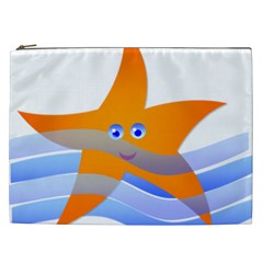 Beach Sea Sea Shell Swimming Cosmetic Bag (xxl)  by Amaryn4rt