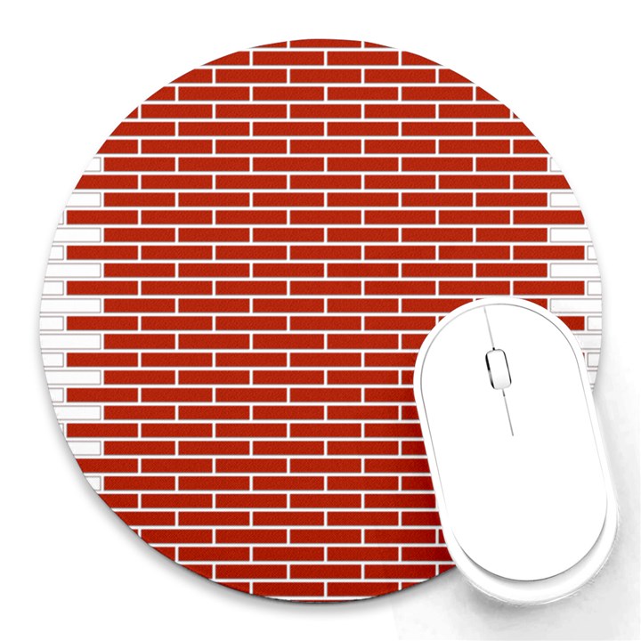 Brick Lake Dusia Texture Round Mousepads