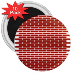 Brick Lake Dusia Texture 3  Magnets (10 Pack)  by Amaryn4rt