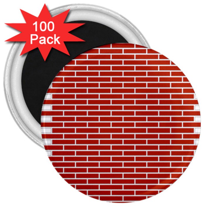 Brick Lake Dusia Texture 3  Magnets (100 pack)