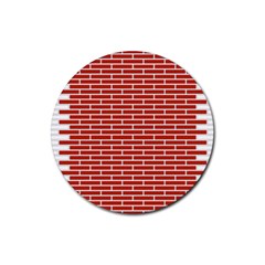 Brick Lake Dusia Texture Rubber Coaster (round)  by Amaryn4rt