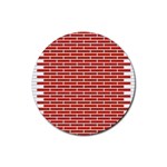 Brick Lake Dusia Texture Rubber Coaster (Round)  Front