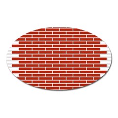 Brick Lake Dusia Texture Oval Magnet by Amaryn4rt