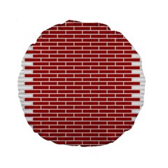 Brick Lake Dusia Texture Standard 15  Premium Flano Round Cushions by Amaryn4rt