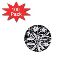 Decoration Pattern Design Flower 1  Mini Buttons (100 Pack)  by Amaryn4rt