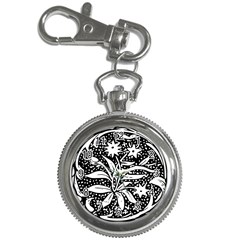 Decoration Pattern Design Flower Key Chain Watches by Amaryn4rt