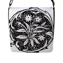 Decoration Pattern Design Flower Flap Messenger Bag (l)  by Amaryn4rt