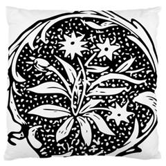 Decoration Pattern Design Flower Standard Flano Cushion Case (one Side) by Amaryn4rt