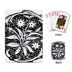 Decoration Pattern Design Flower Playing Card by Amaryn4rt