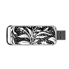 Decoration Pattern Design Flower Portable Usb Flash (two Sides) by Amaryn4rt