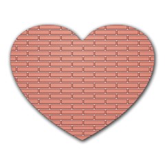 Brick Lake Dusia Wall Heart Mousepads by Amaryn4rt