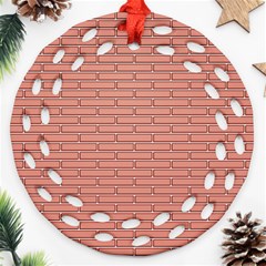 Brick Lake Dusia Wall Round Filigree Ornament (two Sides) by Amaryn4rt