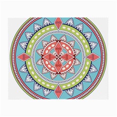 Drawing Mandala Art Small Glasses Cloth by Amaryn4rt