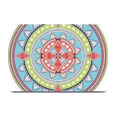 Drawing Mandala Art Plate Mats by Amaryn4rt