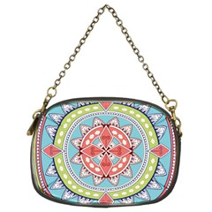 Drawing Mandala Art Chain Purses (two Sides)  by Amaryn4rt