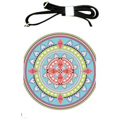 Drawing Mandala Art Shoulder Sling Bags by Amaryn4rt