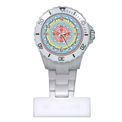 Drawing Mandala Art Plastic Nurses Watch by Amaryn4rt