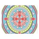 Drawing Mandala Art Double Sided Flano Blanket (Large)  80 x60  Blanket Front