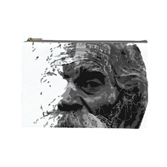 Grandfather Old Man Brush Design Cosmetic Bag (large)  by Amaryn4rt