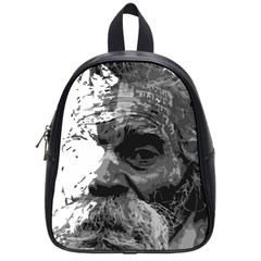 Grandfather Old Man Brush Design School Bags (small)  by Amaryn4rt