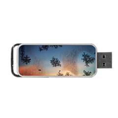 Hardest Frost Winter Cold Frozen Portable Usb Flash (one Side) by Amaryn4rt