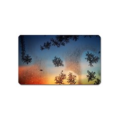 Hardest Frost Winter Cold Frozen Magnet (name Card) by Amaryn4rt