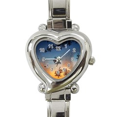 Hardest Frost Winter Cold Frozen Heart Italian Charm Watch by Amaryn4rt