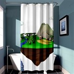 Low Poly 3d Render Polygon Shower Curtain 36  x 72  (Stall)  Curtain(36 X72 ) - 33.26 x66.24  Curtain(36 X72 )