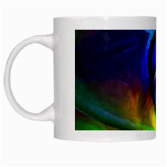 Light Texture Abstract Background White Mugs by Amaryn4rt