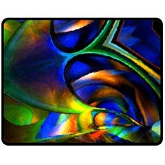 Light Texture Abstract Background Fleece Blanket (medium)  by Amaryn4rt