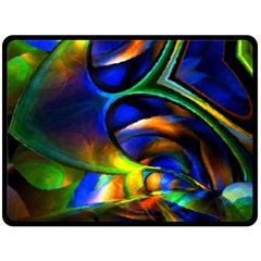 Light Texture Abstract Background Double Sided Fleece Blanket (large)  by Amaryn4rt