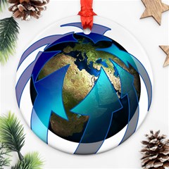 Migration Of The Peoples Escape Ornament (round) by Amaryn4rt