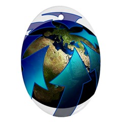 Migration Of The Peoples Escape Ornament (oval) by Amaryn4rt