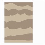 Pattern Wave Beige Brown Large Garden Flag (Two Sides) Front