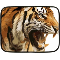 Royal Tiger National Park Double Sided Fleece Blanket (mini)  by Amaryn4rt