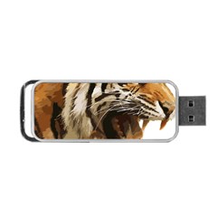 Royal Tiger National Park Portable Usb Flash (one Side) by Amaryn4rt