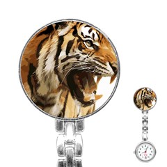 Royal Tiger National Park Stainless Steel Nurses Watch by Amaryn4rt