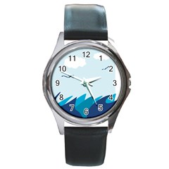 Sea Round Metal Watch