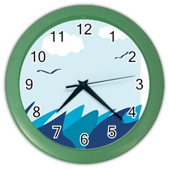 Sea Color Wall Clocks