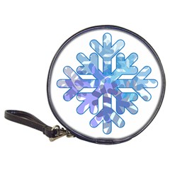 Snowflake Blue Snow Snowfall Classic 20-cd Wallets