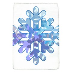 Snowflake Blue Snow Snowfall Flap Covers (l)  by Amaryn4rt