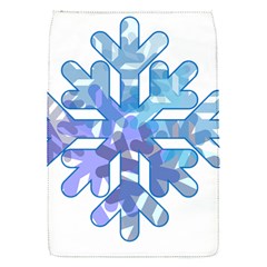 Snowflake Blue Snow Snowfall Flap Covers (s)  by Amaryn4rt