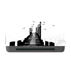 The Pier The Seagulls Sea Graphics Memory Card Reader With Cf by Amaryn4rt