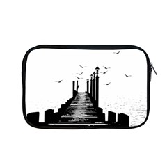 The Pier The Seagulls Sea Graphics Apple Macbook Pro 13  Zipper Case by Amaryn4rt