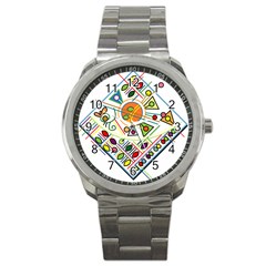 Vector Icon Symbol Sign Design Sport Metal Watch